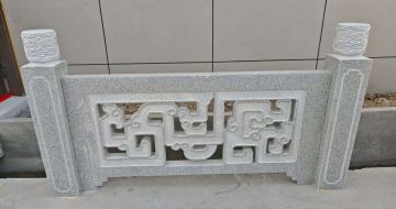 张掖芝麻白河道栏杆 桥栏杆