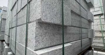 张掖芝麻白路牙石 马路牙子