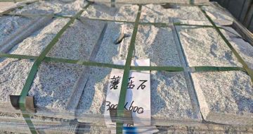 张掖芝麻白蘑菇石，自然面