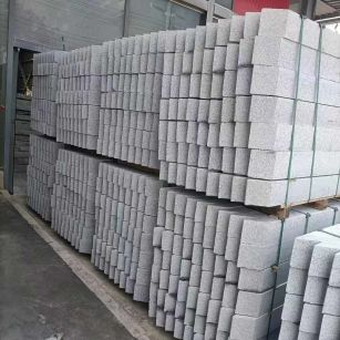 张掖芝麻白树围石 树池