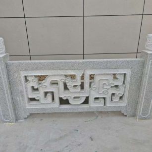 张掖芝麻白河道栏杆 桥栏杆