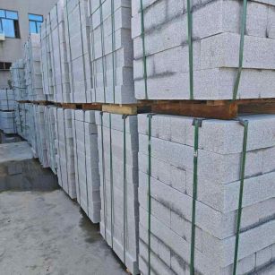 张掖芝麻白路牙石，路侧石