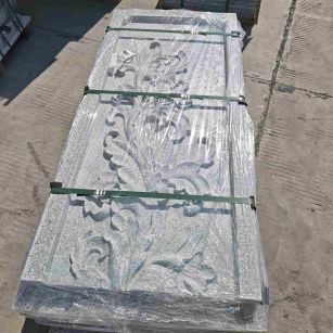 张掖芝麻白别墅外墙雕刻版