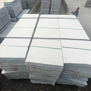 张掖芝麻白毛板，石材毛板