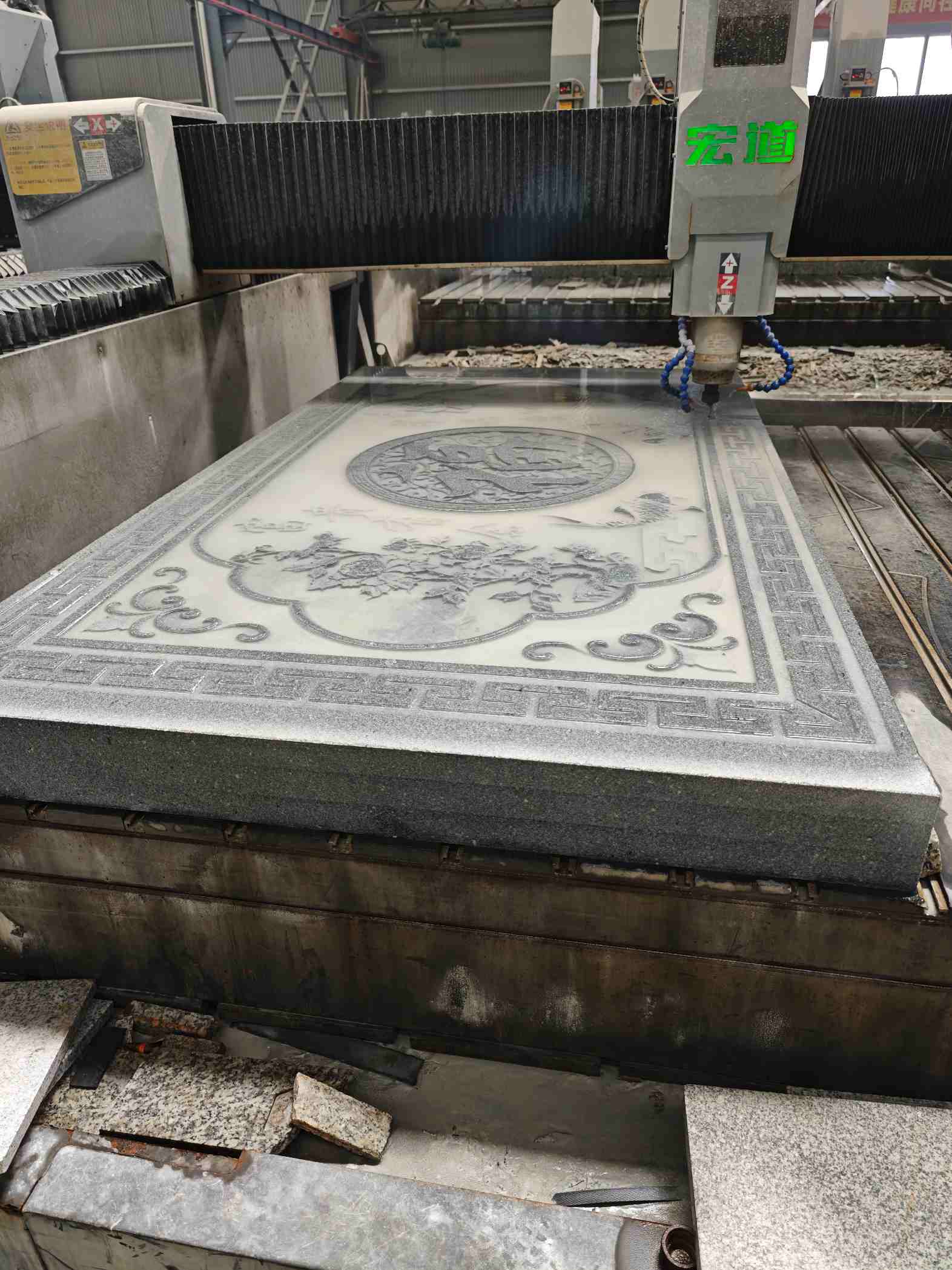 张掖芝麻灰雕刻版异形雕刻异形定制